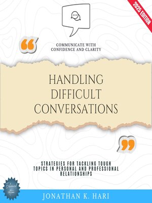 cover image of Handling Difficult Conversations